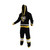 Hockey Sockey Inc Pittsburgh Penguins NHL Onesie, black and yellow zip-up hoodie and pants with logo and stripes. Hockey Sockey Inc Pittsburgh Penguins NHL Onesie, black and yellow zip-up hoodie and pants with logo and stripes.