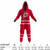 Carolina Hurricanes NHL Onesie, red full-body adult sports jumpsuit with team logo and white stripes.