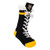 Pittsburgh Penguins NHL Slipper Skates, knitted sock-style slipper skate with black, yellow, and white colors featuring the Pittsburgh Penguins logo on the cuff.