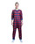 Hockey Sockey Inc Montreal Canadiens NHL Union Suit, red and blue checkered long sleeve onesie with team logo on chest and striped cuffs.