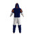 Chicago Bears NFL Onesie, full back view of a baby in a navy blue and white onesie with orange accents, featuring the Chicago Bears logo and team colors, designed for NFL fan apparel. Chicago Bears NFL Onesie, full back view of a baby in a navy blue and white onesie with orange accents, featuring the Chicago Bears logo and team colors, designed for NFL fan apparel.