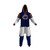 Chicago Bears NFL Onesie, baby onesie featuring Chicago Bears team colors and logo with hood and full-body design for adult.