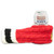 Chicago Blackhawks NHL Koozie, red and black knit beverage insulator with Blackhawks logo on the sleeve, holding a soda can with hockey-themed design.