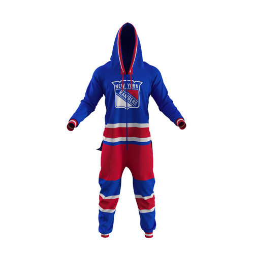 New York Rangers Onesies Adult NHL Onesie for Men Women