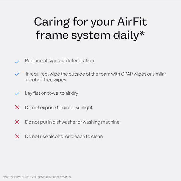 AirFit N30i CPAP Mask Kit Small Frame Small Wide Cushion AirFit N30i CPAP Mask Kit Small Frame Small Wide Cushion