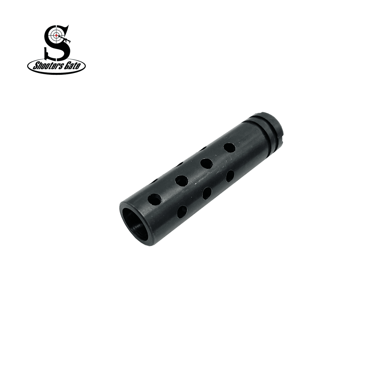 AK47 14X1MM LH, Multi Ports, 3.5” Barrel Extender, Black