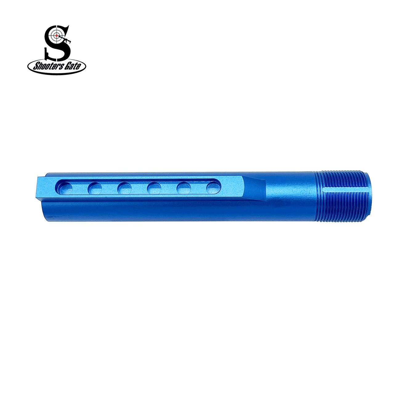 AR-15/M-4 Mil-Spec 6 Blue Buffer Tube – Mil-Spec Design | ShootersGate
