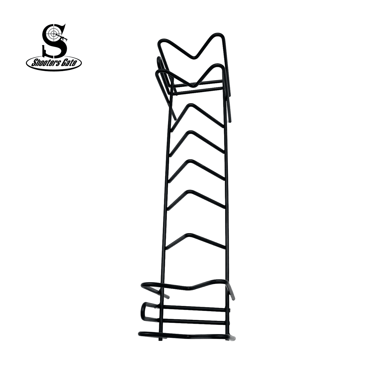 Shooters Gate 8 Slot Wire Pistol Rack | Efficient Storage
