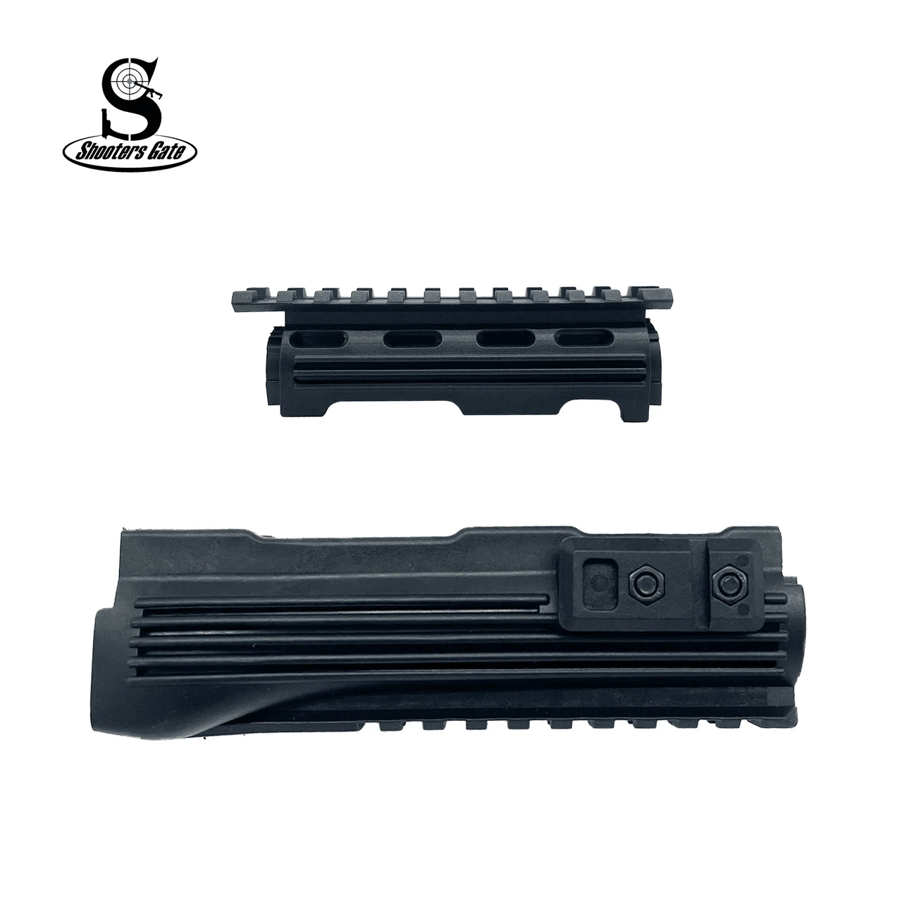 Shooters Gate AK 47/AK 74 Polymer Lightweight 2pc Quad Rail Handguard ...