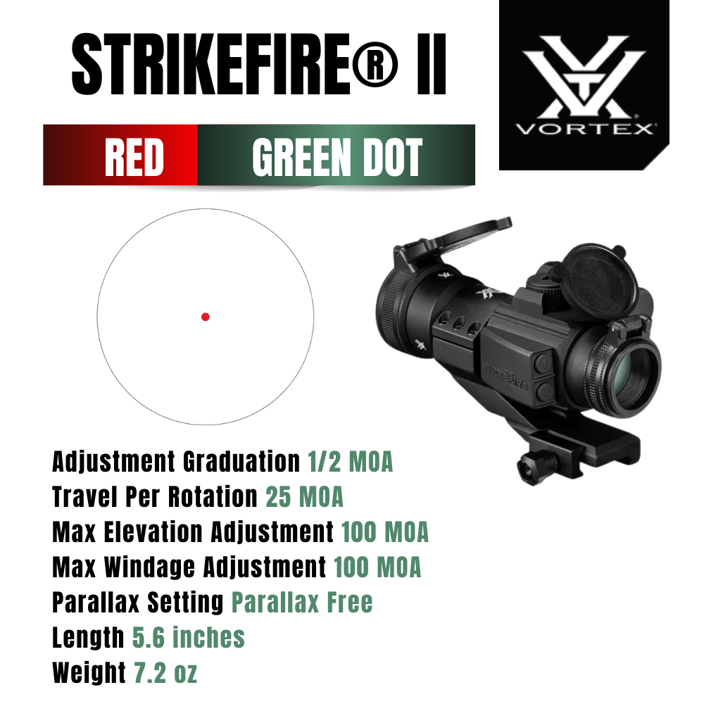 STRIKEFIRE® II Red Dot (Red/Green) | ShootersGate