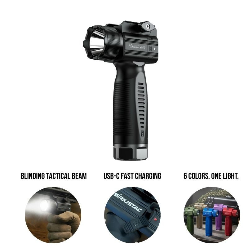 ShootersGate VGL2 Flashlight Vertical Foregrip Light Combo with