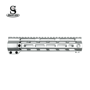 10" AR-15 Free Float QD M-LOK Handguard - silver
