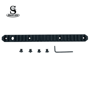 23 Slot Aluminum Picatinny Rail Section for M-LOK (10")  QD