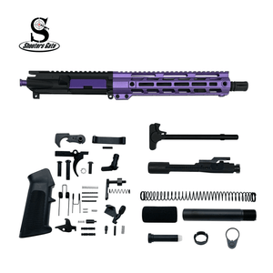 AR-15 .223 Wylde 10.5″ Pistol Upper Complete Build Kits (Assembled Black Barrel Upper) – Purple AR-15 .223 Wylde 10.5″ Pistol Upper Complete Build Kits (Assembled Black Barrel Upper) – Purple