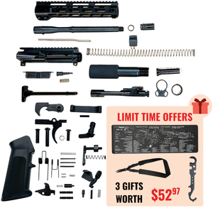 .300 blackout 10.5 inch pistol upper build kit unassembled