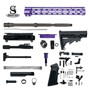 AR-15 350 Legend 16″ Rifle Upper Complete Build Kits (Unassembled Black Barrel Upper) – Purple AR-15 350 Legend 16″ Rifle Upper Complete Build Kits (Unassembled Black Barrel Upper) – Purple