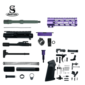 AR-15 5.56 Nato 8.5″ Pistol Upper Complete Build Kits (Unassembled Black Barrel Upper) – Purple AR-15 5.56 Nato 8.5″ Pistol Upper Complete Build Kits (Unassembled Black Barrel Upper) – Purple