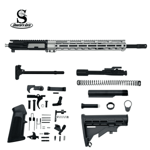 AR-15 6.5 Grendel 18″ Rifle Upper Complete Build Kits (Assembled Black Barrel Upper) – Silver AR-15 6.5 Grendel 18″ Rifle Upper Complete Build Kits (Assembled Black Barrel Upper) – Silver