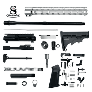 AR-15 6.5 Grendel 18″ Rifle Upper Complete Build Kits (Unassembled Black Barrel Upper) – Silver AR-15 6.5 Grendel 18″ Rifle Upper Complete Build Kits (Unassembled Black Barrel Upper) – Silver