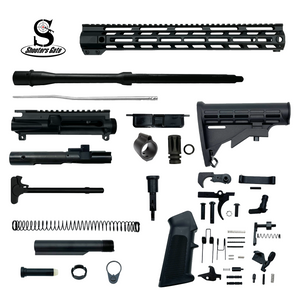 AR-15 9 mm 16″ Rifle Upper Complete Build Kits (Unassembled Black Barrel Upper) – Black AR-15 9 mm 16″ Rifle Upper Complete Build Kits (Unassembled Black Barrel Upper) – Black