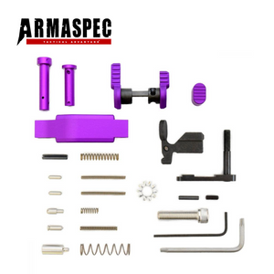 AR-15 Armaspec Lower Part Kit - purple AR-15 Armaspec Lower Part Kit - purple