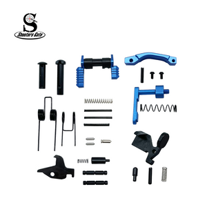 AR-15 Lower Parts Kit Except Trigger, Hammer, and Grip – Blue AR-15 Lower Parts Kit Except Trigger, Hammer, and Grip – Blue