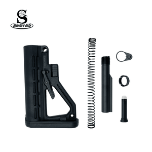 AR-15 Mil-Spec Black Buffer Tube Combo with Butt-stock AR-15 Mil-Spec Black Buffer Tube Combo with Butt-stock