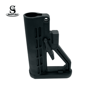AR-15 Mil-Spec Carbine Stock Collapsible Polymer, Black AR-15 Mil-Spec Carbine Stock Collapsible Polymer, Black