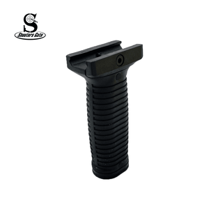 Black Vertical Rubberized Foregrip Long/ACAR-FG04-BLK Black Vertical Rubberized Foregrip Long/ACAR-FG04-BLK