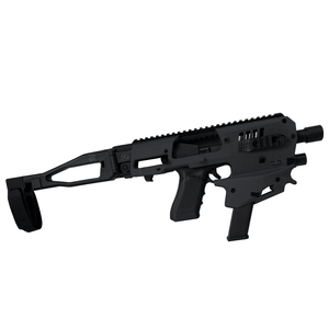CAA Micro Conversion Kit 2.0 For Glock 17/19/19x/22/23/25/31/32/45 | Long Stabilizer Brace – Black CAA Micro Conversion Kit 2.0 For Glock 17/19/19x/22/23/25/31/32/45 | Long Stabilizer Brace – Black
