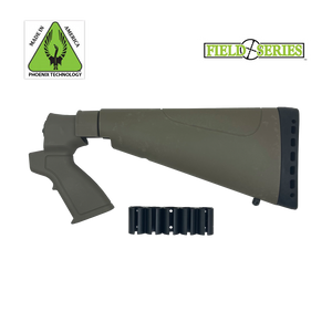 Phoenix Field Series Pistol Grip Sporter Buttstock for Mossberg Shotguns – FDE – 20 Gauge Phoenix Field Series Pistol Grip Sporter Buttstock for Mossberg Shotguns – FDE – 20 Gauge
