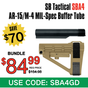 SBA4 SB Tactical Pistol Stabilizing Brace, Tan SBA4 SB Tactical Pistol Stabilizing Brace, Tan