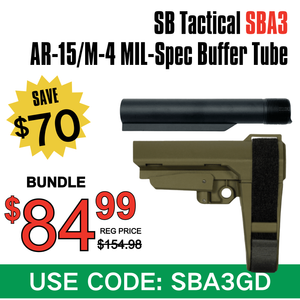 SB SBA3 Tactical Pistol Stabilizing Brace OD Green SB SBA3 Tactical Pistol Stabilizing Brace OD Green