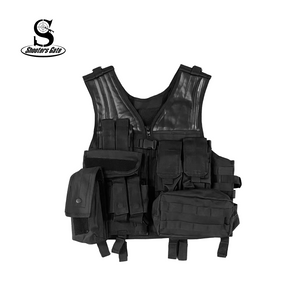 Shooters Gate MOLLE 8 Pouch SWAT Modular Vest - Black Shooters Gate MOLLE 8 Pouch SWAT Modular Vest - Black