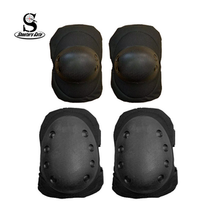 Tactical Combat Knee & Elbow Protective Pads Set, Black Tactical Combat Knee & Elbow Protective Pads Set, Black