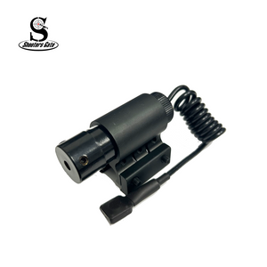 Shooters Gate Tactical Compact Red Laser Sight With Weaver Picatinny Rail Mount/Remote switch, BLK