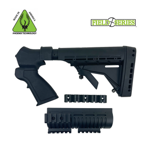 Phoenix Field Series Tactical Recoil Reduction Stock For Winchester 1200, 1300 - Black - 12 Gauge With Tactical Forend