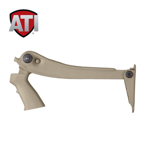 ATI Shotforce Top-Folding Shotgun Stock, MOSS/REM/WIN, TAN