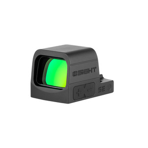 Osight SE Enclosed Optic with RMSc Footprint and Replaceable Battery, Green Dot only