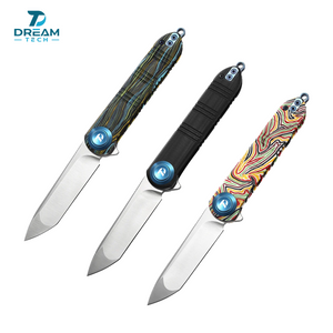 DREAMTECH Folding Knives G10 Knife 14C28N Blade Knife D4324