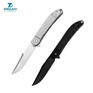 DREAMTECH Folding Knife Titanium Handle VG10 Blade Knife D4366