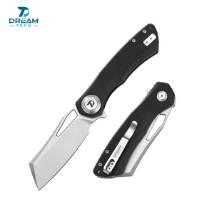 DREAMTECH Folding Knives Black G10 Knife VG10 Blade Knife D4507