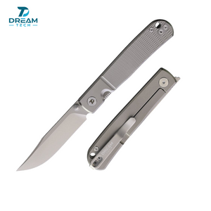 DREAMTECH Framelock Folding Knife, D2 Bead Blast D4274