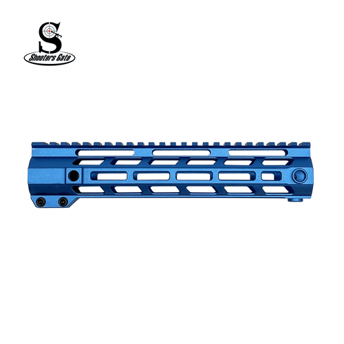 10" AR-15 Free Float QD M-LOK Handguard - blue