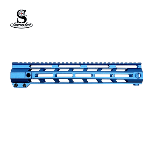 12" AR-15 Free Float QD M-LOK Handguard - blue