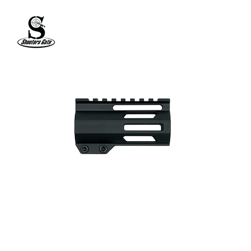 4″ BLACK AR-15 Free Float M-LOK Handguard