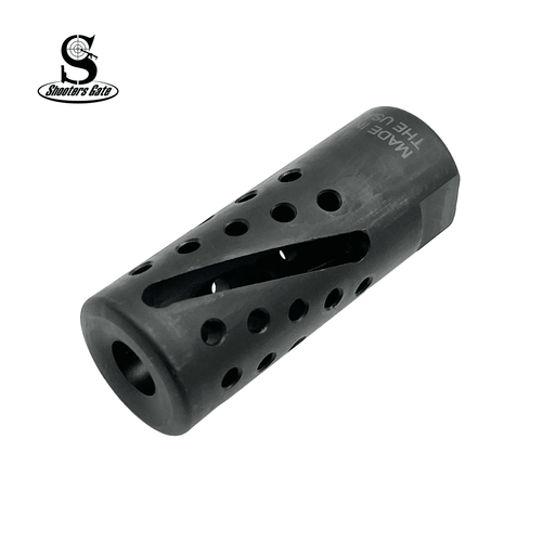 AR-10 7.62 5/8X24 Twisted Muzzle Brake 30 CAL