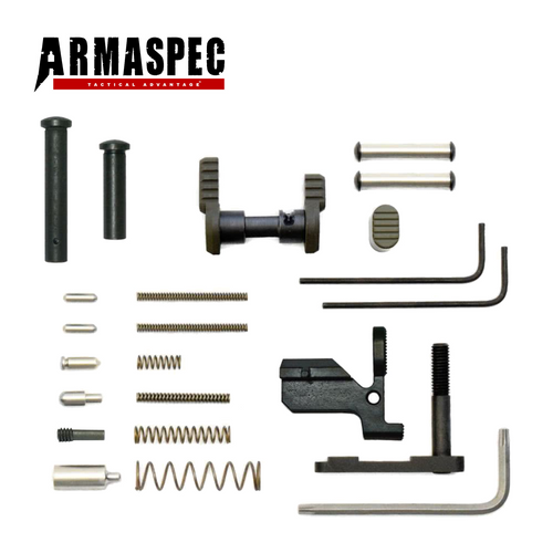 AR-10 Armaspec Lower Part Kit – OD Green
