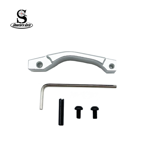 Enhanced Colored Trigger Guard for AR-15/M4 – Silver