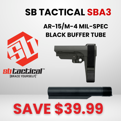 SB SBA3 Tactical Pistol Stabilizing Brace Black